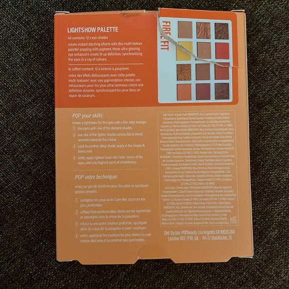 POP Beauty LIGHTSHOW PALETTE | FIRE FIT. Eyeshadow Palette. - Picture 5 of 5